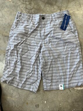 Kids Striped Gray Shorts - Classic Casual